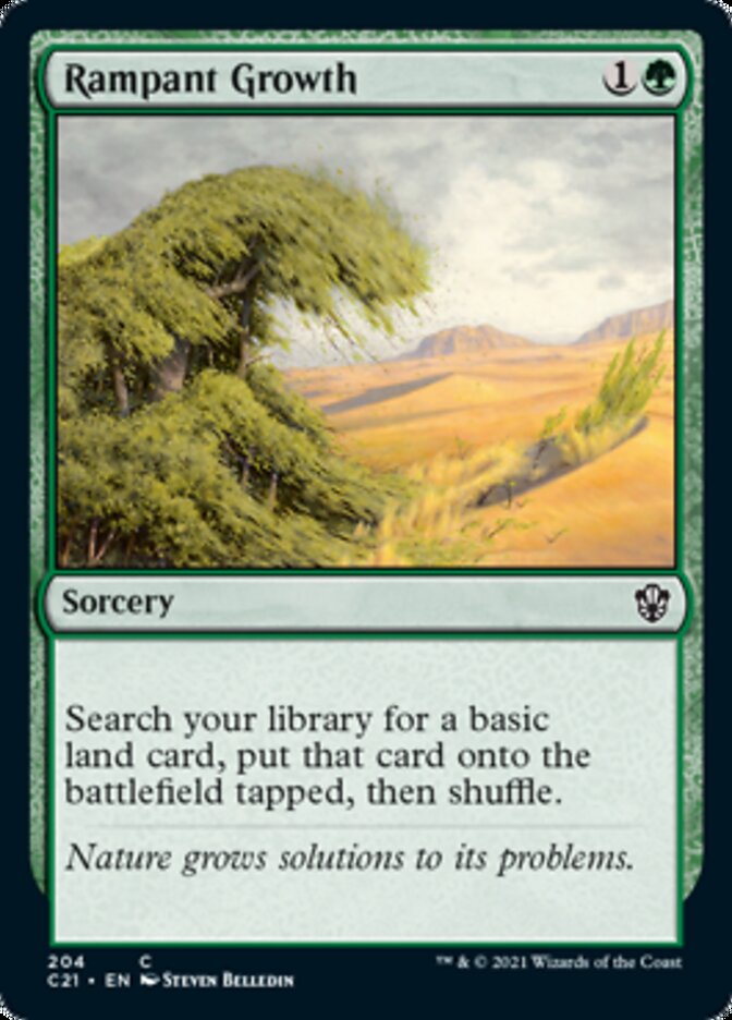 Rampant Growth [Commander 2021] | Rook's Games and More