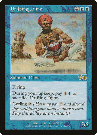 Drifting Djinn [Urza's Saga] | Rook's Games and More