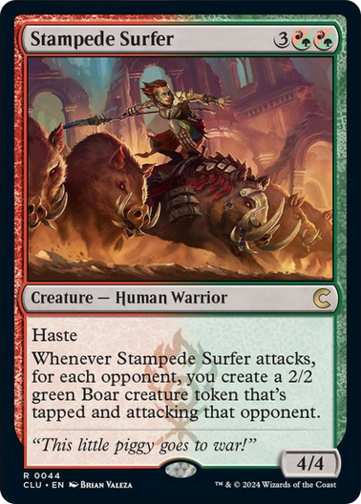 Stampede Surfer [Ravnica: Clue Edition] | Rook's Games and More