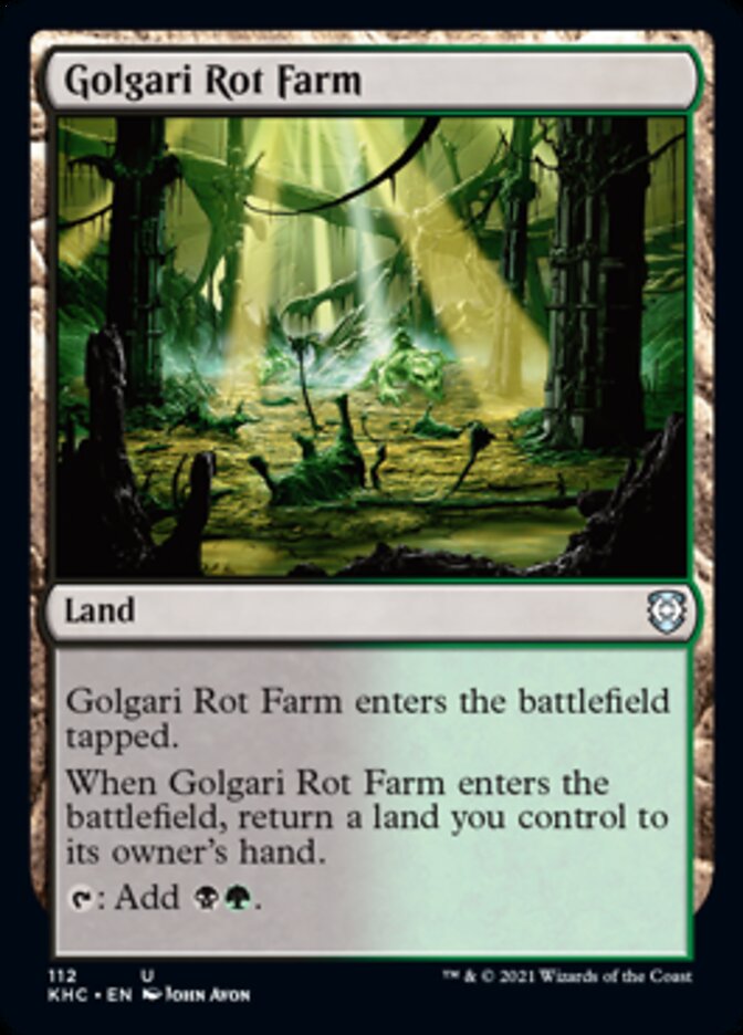 Golgari Rot Farm [Kaldheim Commander] | Rook's Games and More