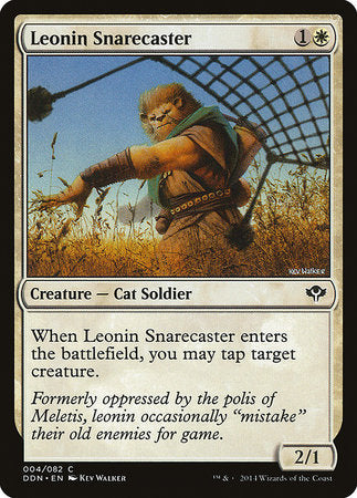 Leonin Snarecaster [Duel Decks: Speed vs. Cunning] | Rook's Games and More