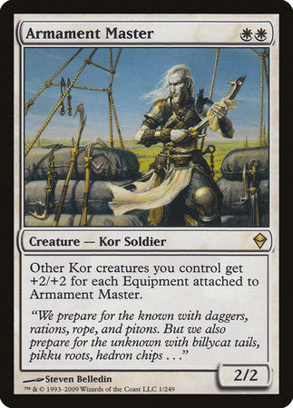 Armament Master [Zendikar] | Rook's Games and More