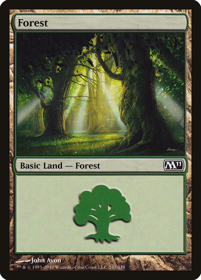 Forest (247) [Magic 2011] | Rook's Games and More