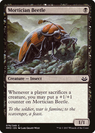 Mortician Beetle [Modern Masters 2017] | Rook's Games and More