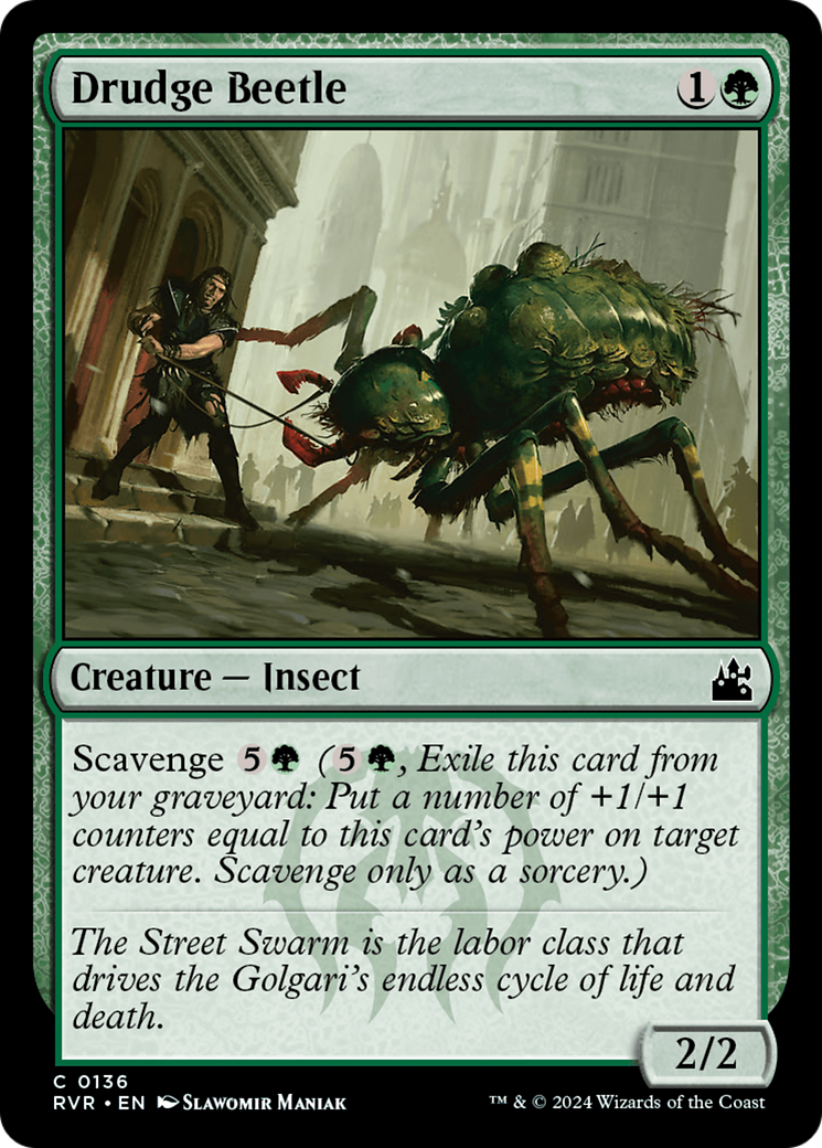 Drudge Beetle [Ravnica Remastered] | Rook's Games and More