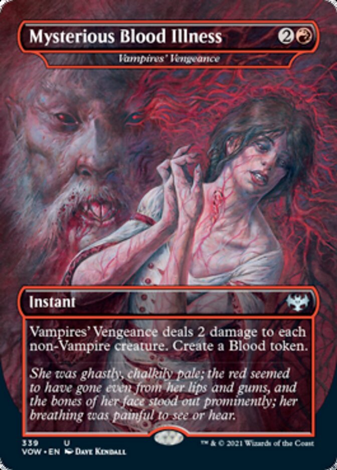 Vampires' Vengeance - Mysterious Blood Illness [Innistrad: Crimson Vow] | Rook's Games and More