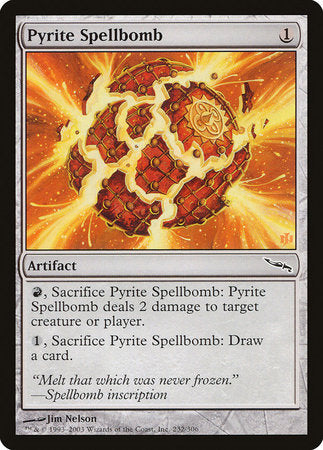 Pyrite Spellbomb [Mirrodin] | Rook's Games and More