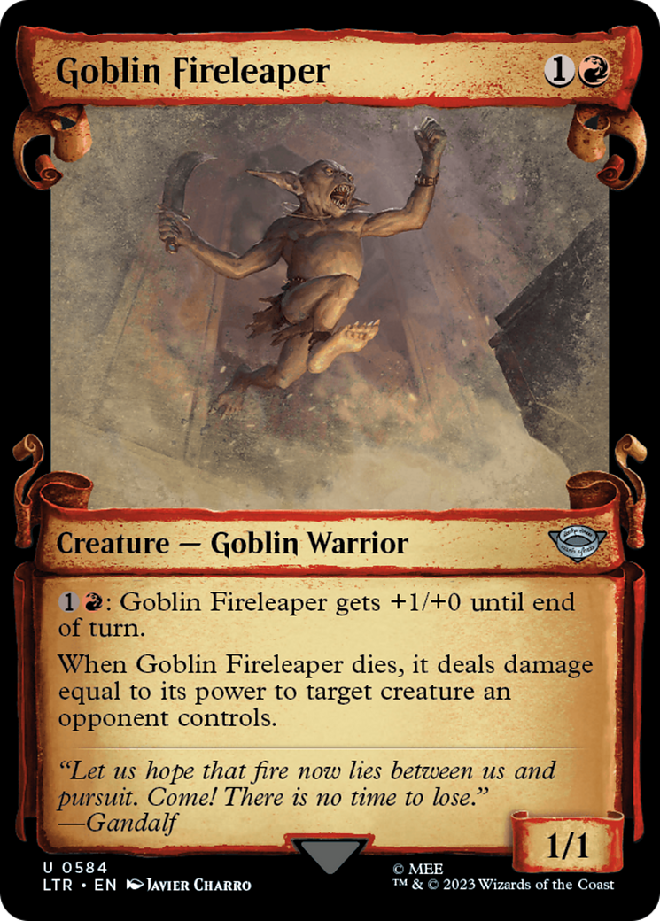 Goblin Fireleaper [The Lord of the Rings: Tales of Middle-Earth Showcase Scrolls] | Rook's Games and More