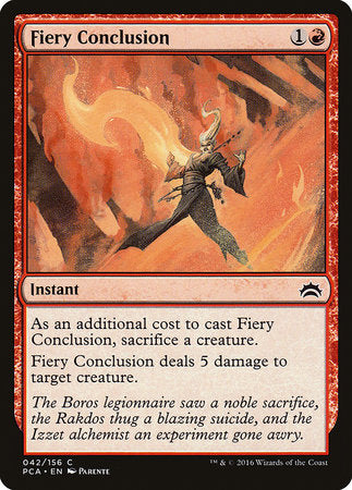 Fiery Conclusion [Planechase Anthology] | Rook's Games and More