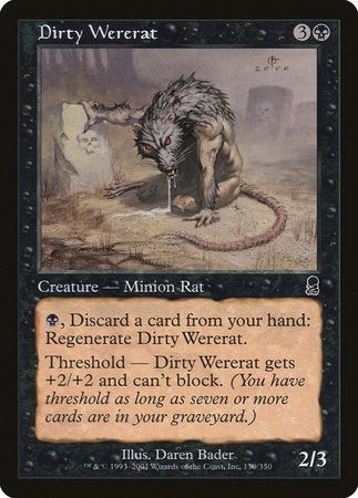 Dirty Wererat [Odyssey] | Rook's Games and More