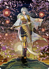 The Wandering Emperor 2 Art Card [Kamigawa: Neon Dynasty Art Series]