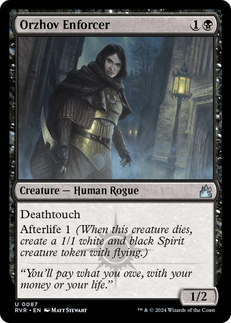 Orzhov Enforcer [Ravnica Remastered] | Rook's Games and More
