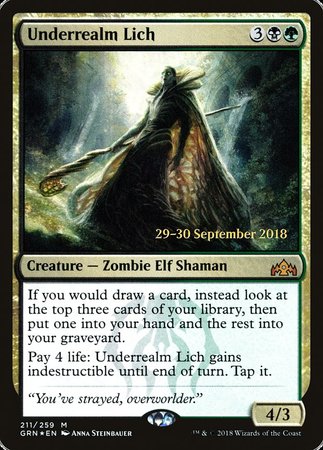 Underrealm Lich [Guilds of Ravnica Promos] | Rook's Games and More