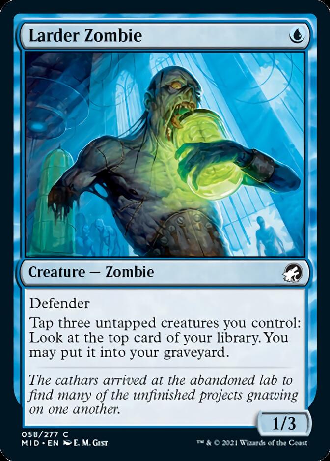 Larder Zombie [Innistrad: Midnight Hunt] | Rook's Games and More