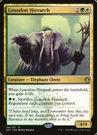 Loxodon Hierarch [GRN Guild Kit] | Rook's Games and More