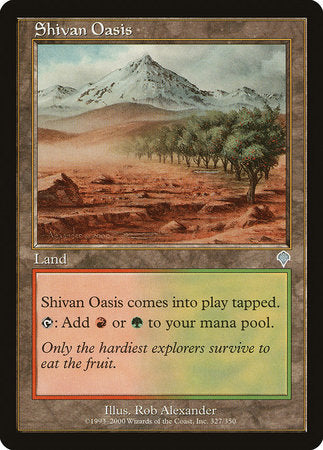 Shivan Oasis [Invasion] | Rook's Games and More
