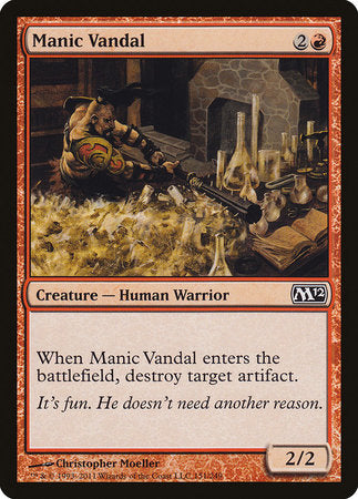 Manic Vandal [Magic 2012] | Rook's Games and More