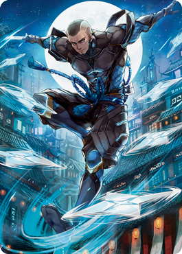 Kaito Shizuki 1 Art Card [Kamigawa: Neon Dynasty Art Series] | Rook's Games and More