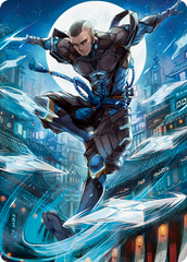 Kaito Shizuki 1 Art Card [Kamigawa: Neon Dynasty Art Series]