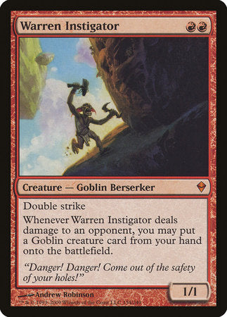 Warren Instigator [Zendikar] | Rook's Games and More