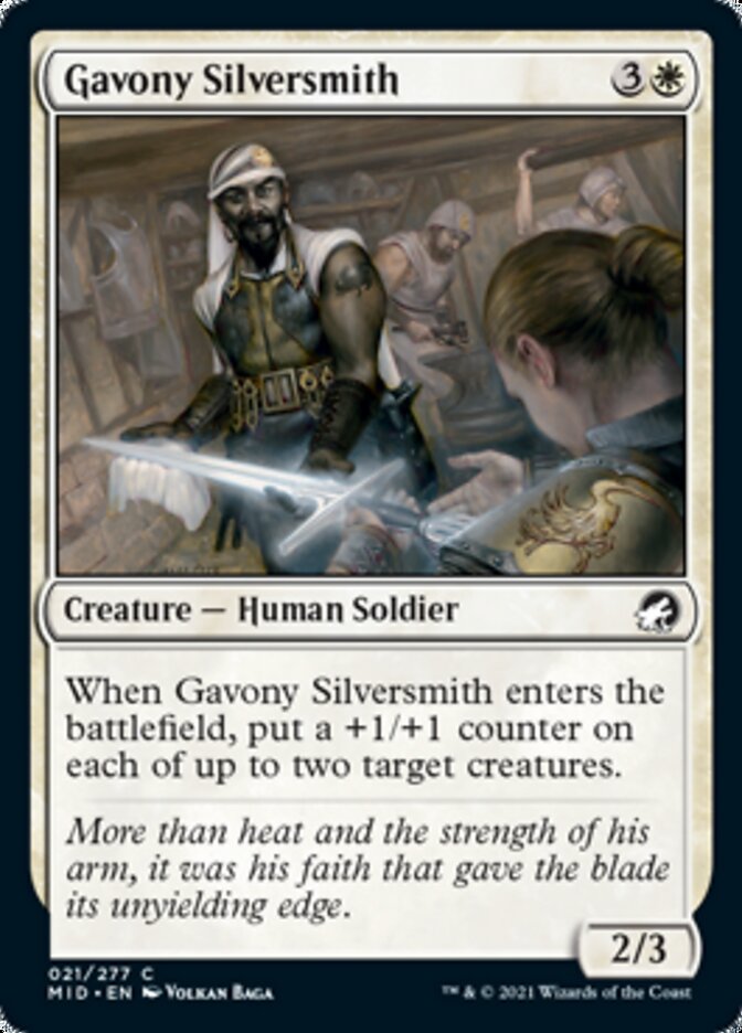 Gavony Silversmith [Innistrad: Midnight Hunt] | Rook's Games and More