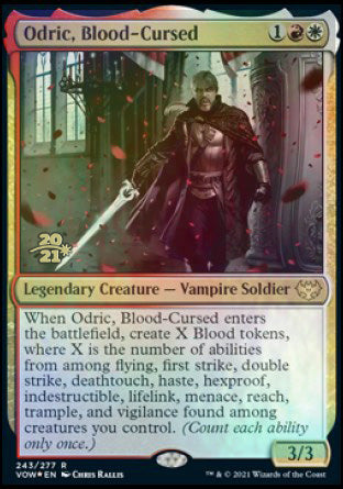 Odric, Blood-Cursed [Innistrad: Crimson Vow Prerelease Promos] | Rook's Games and More