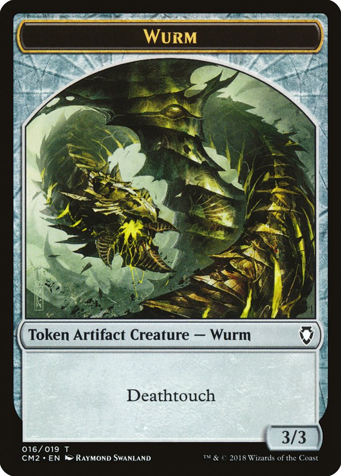 Wurm (Deathtouch) [Commander Anthology Volume II Tokens] | Rook's Games and More
