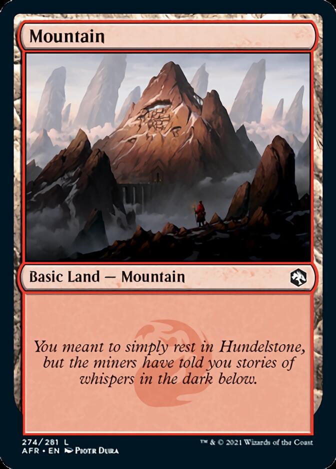 Mountain (274) [Dungeons & Dragons: Adventures in the Forgotten Realms] | Rook's Games and More