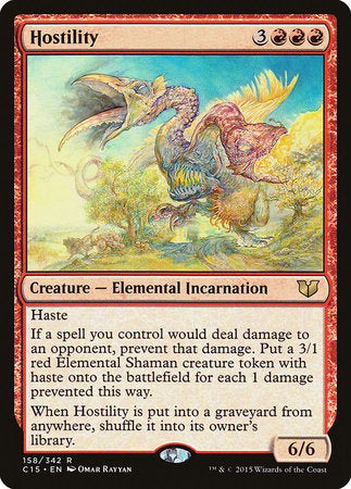 Hostility [Commander 2015] | Rook's Games and More