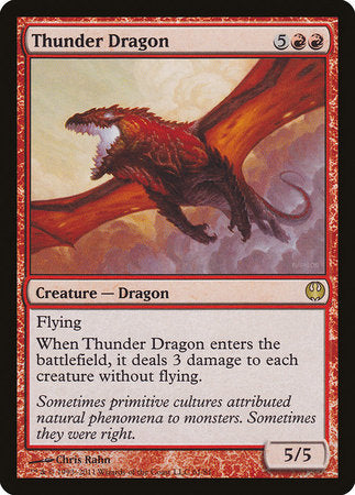 Thunder Dragon [Duel Decks: Knights vs. Dragons] | Rook's Games and More