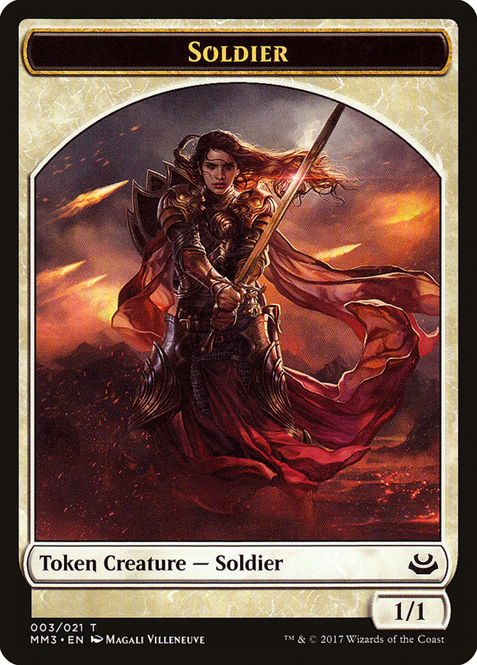 Soldier (003/021) [Modern Masters 2017 Tokens] | Rook's Games and More