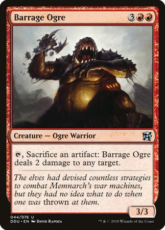 Barrage Ogre [Duel Decks: Elves vs. Inventors] | Rook's Games and More