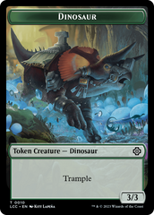 City's Blessing // Dinosaur Double-Sided Token [The Lost Caverns of Ixalan Commander Tokens] | Rook's Games and More