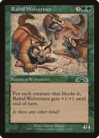 Rabid Wolverines [Exodus] | Rook's Games and More