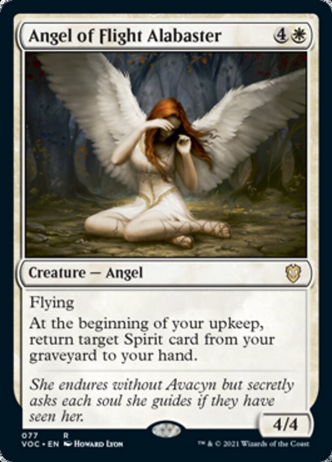 Angel of Flight Alabaster [Innistrad: Crimson Vow Commander] | Rook's Games and More