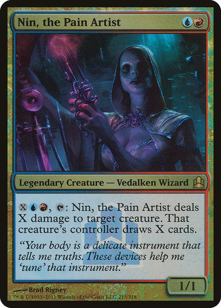 Nin, the Pain Artist (Commander Launch Promo) [Commander 2011 Launch Party] | Rook's Games and More