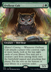 Owlbear Cub (Extended Art) [Commander Legends: Battle for Baldur's Gate]