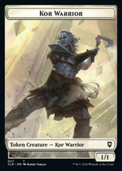 Kor Warrior // Angel Warrior Double-sided Token [Commander Legends: Battle for Baldur's Gate Tokens] | Rook's Games and More