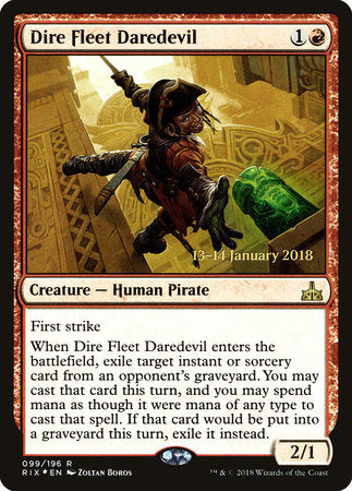 Dire Fleet Daredevil [Rivals of Ixalan Promos] | Rook's Games and More