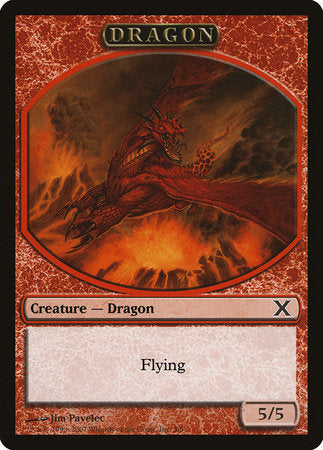 Dragon Token [Tenth Edition Tokens] | Rook's Games and More