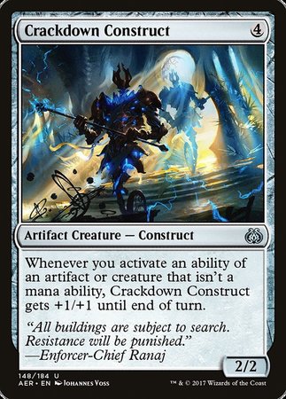 Crackdown Construct [Aether Revolt] | Rook's Games and More