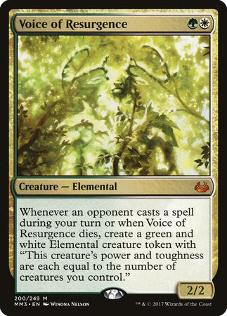Voice of Resurgence [Modern Masters 2017] | Rook's Games and More