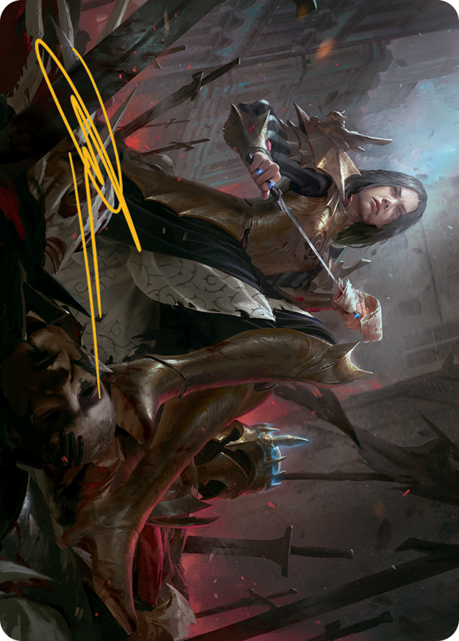 Marchesa, Resolute Monarch Art Card (Gold-Stamped Signature) [March of the Machine Art Series] | Rook's Games and More