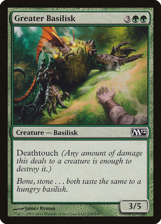 Greater Basilisk [Magic 2012] | Rook's Games and More