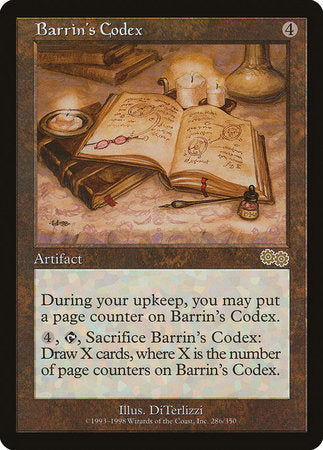 Barrin's Codex [Urza's Saga] | Rook's Games and More