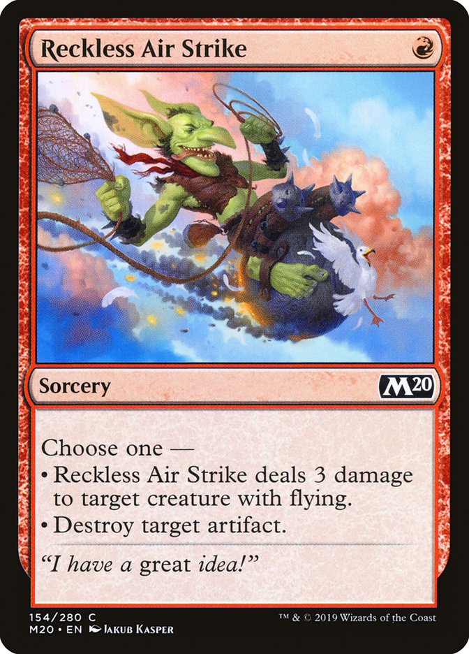 Reckless Air Strike [Core Set 2020] | Rook's Games and More