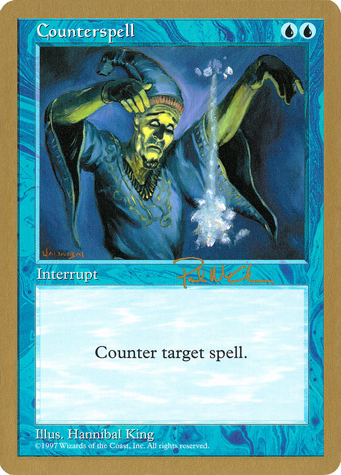Counterspell (Paul McCabe) [World Championship Decks 1997] | Rook's Games and More
