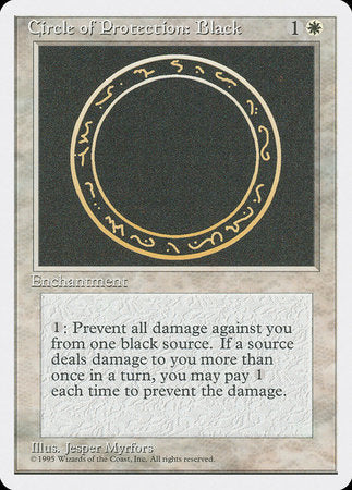 Circle of Protection: Black [Fourth Edition] | Rook's Games and More