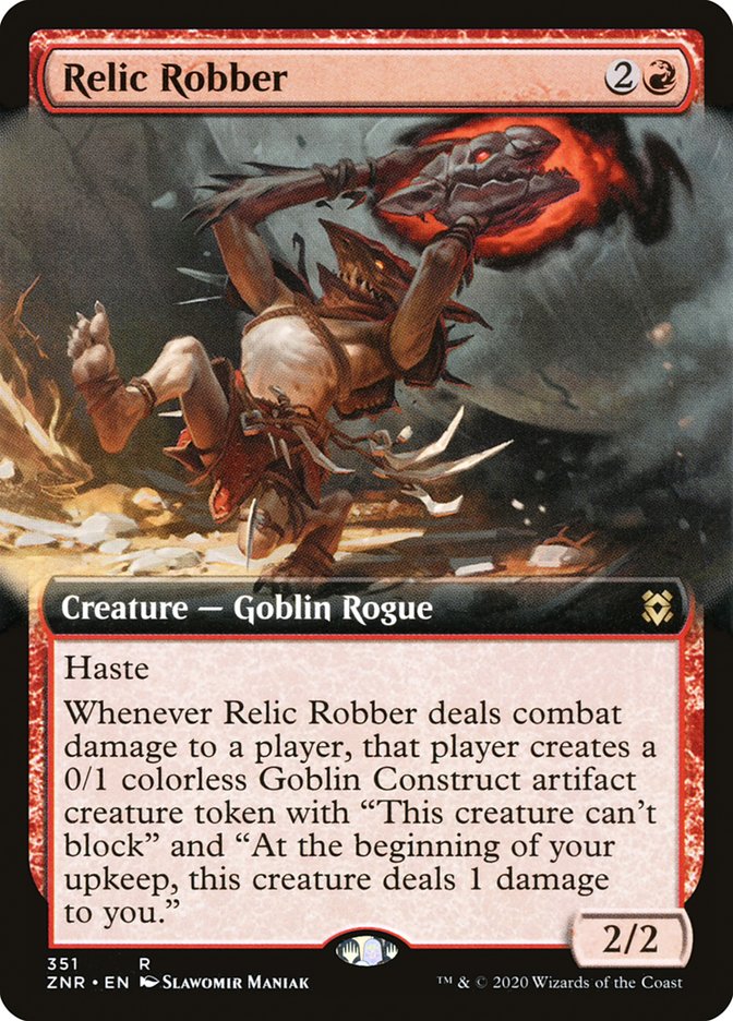 Relic Robber (Extended Art) [Zendikar Rising] | Rook's Games and More