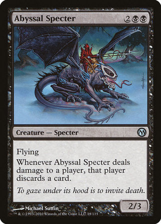 Abyssal Specter [Duels of the Planeswalkers] | Rook's Games and More